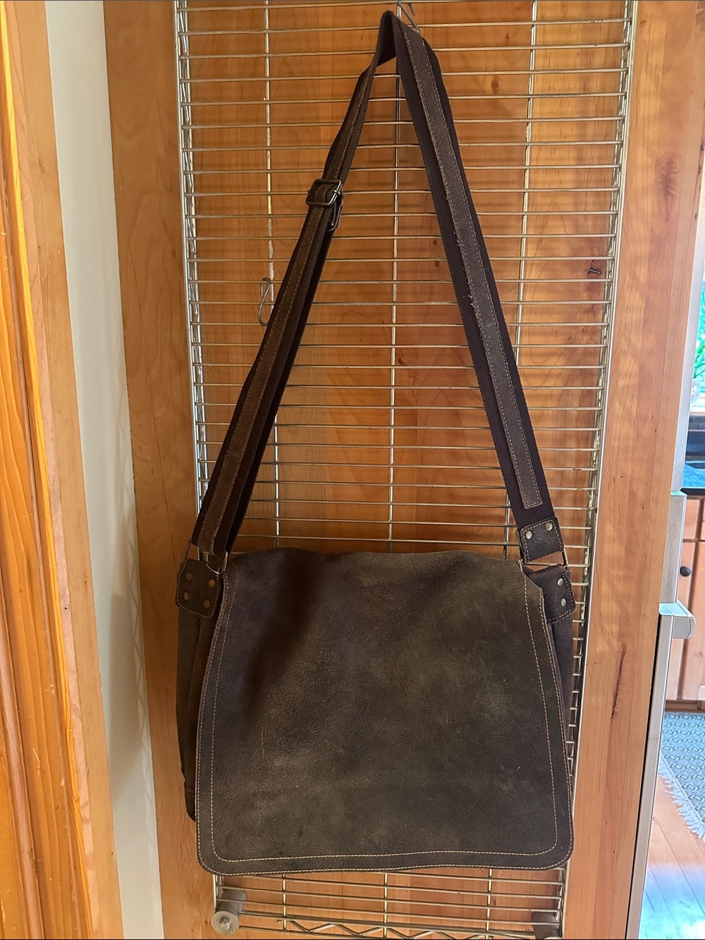 David King Boston large messenger bag